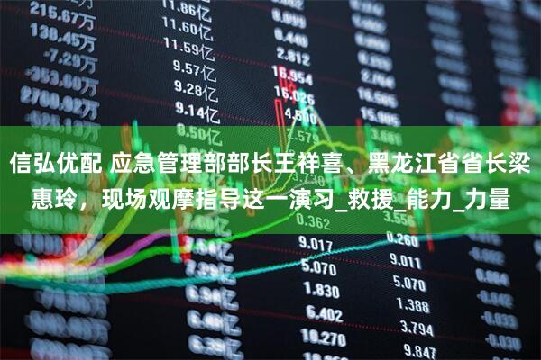信弘优配 应急管理部部长王祥喜、黑龙江省省长梁惠玲，现场观摩指导这一演习_救援_能力_力量